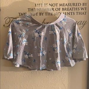 🍎Flowery fun skater skirt